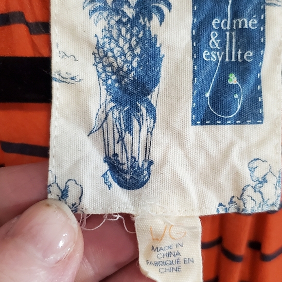 Edme & Esyllte Silk Caftan Blouse - Picture 5 of 9